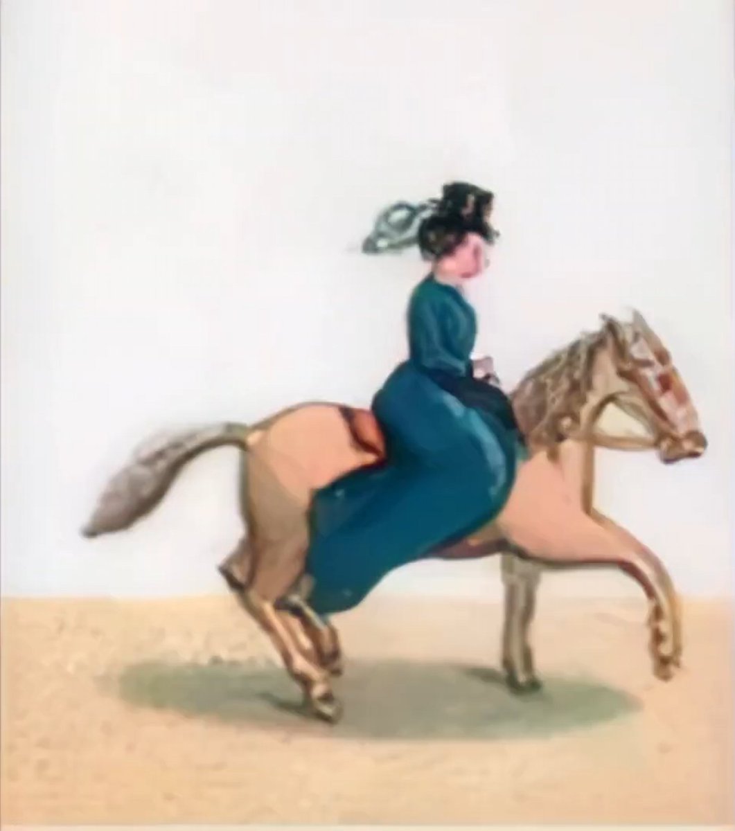 Essential_Films's tweet image. Émile Reynaud’s “The Lady Rider” (1878) is a precursor to his more polished work, “The Steeple-Chase” (1878). A lady in a riding habit gallops on horseback in and out of the frame within a brief loop. The specificity of the solitary rider dr...
Continue at essential-films.co.uk/film/the-lady-…