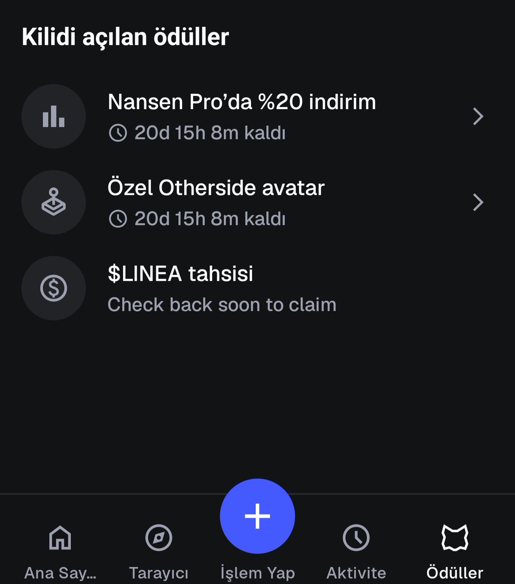 coinkritik's tweet image. #Metamask'da nansen ve nft  ödülleri görünüyor $LINEA henüz belli değil. Mobilden ödüller kısmına tıklayıp biraz bekleyin görünecek.