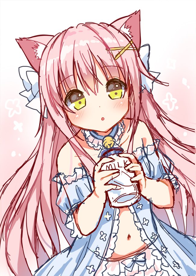 MizuNekita's tweet photo. Meow me das lechita *^* https://t.co/1JsdNT3tFE