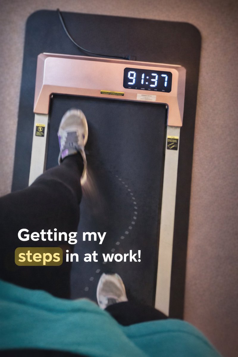 SamJ_Reynolds's tweet photo. Long morning meeting = perfect opportunity to get those steps in early 👣 #StepGoals #ActiveAtWork #HealthyHabits #MoveMoreSitLess #Multitasking https://t.co/mXppNR7gsa