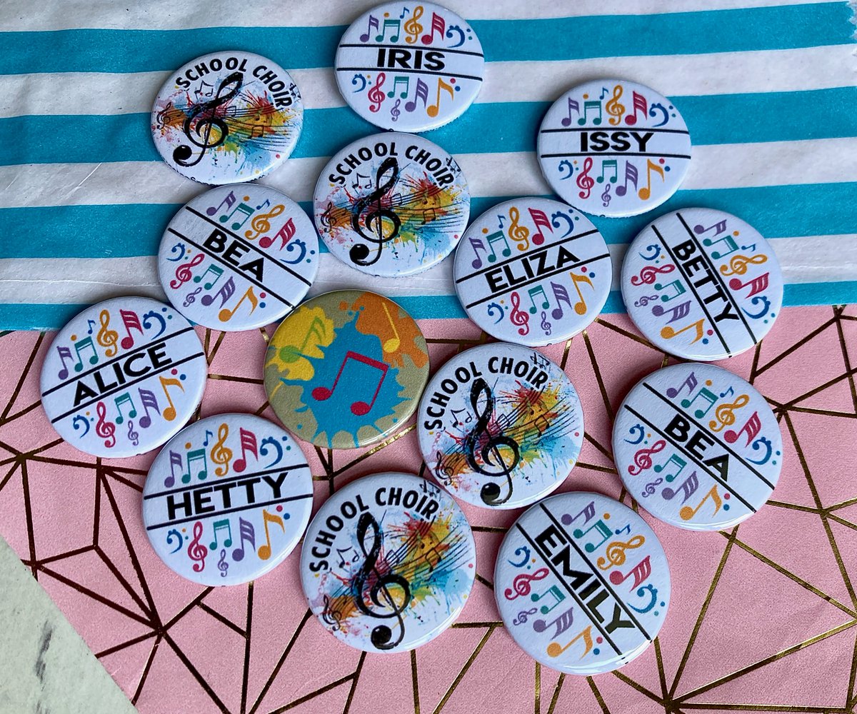 koolbadges's tweet image. 🎼 🎶 Music notes badges, great for teachers, choirs and orchestras koolbadges.co.uk/music-badges-c… #badges #buttonbadge #koolbadges #musicbadges #choirbadges #orchestrabadges #musicteacher #ChoirLife #OrchestraLife #LiveMusic #MusicRehearsal #MusiciansOfInstagram #SheetMusic