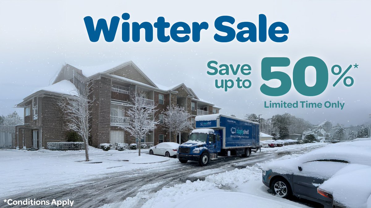 Our winter promo sale is ending soon! Book your moving and storage services now and instantly save up to 50% off your order! Let us make moving and storage simple from start to finish, leaving the driving and even the loading and unloading to us: bit.ly/35rQOeT