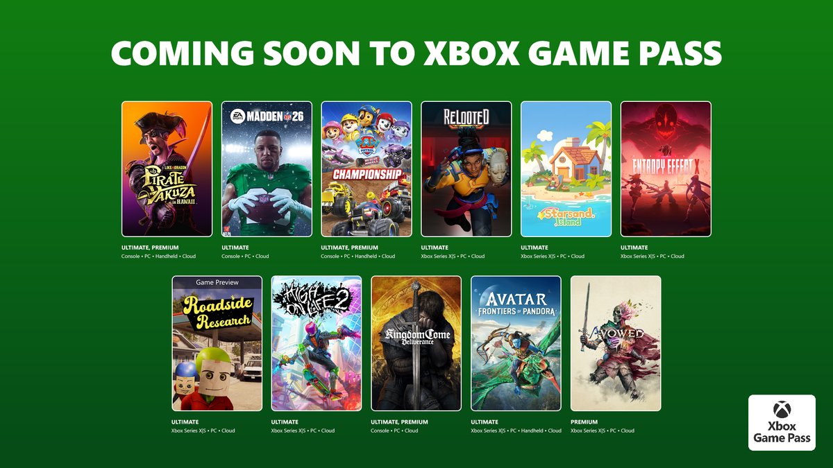 Xbox Game Pass UK tweet media