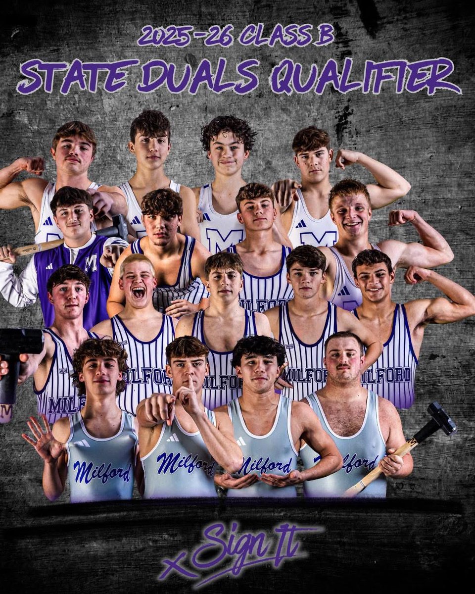 wrestlemilford's tweet photo. For the 3rd straight year, the Eagles have qualified for the NSAA State Dual Championships! Excited for the opportunity to go out to Kearney and scrap! Go Big M!
#SignIt https://t.co/leLfPMfEen