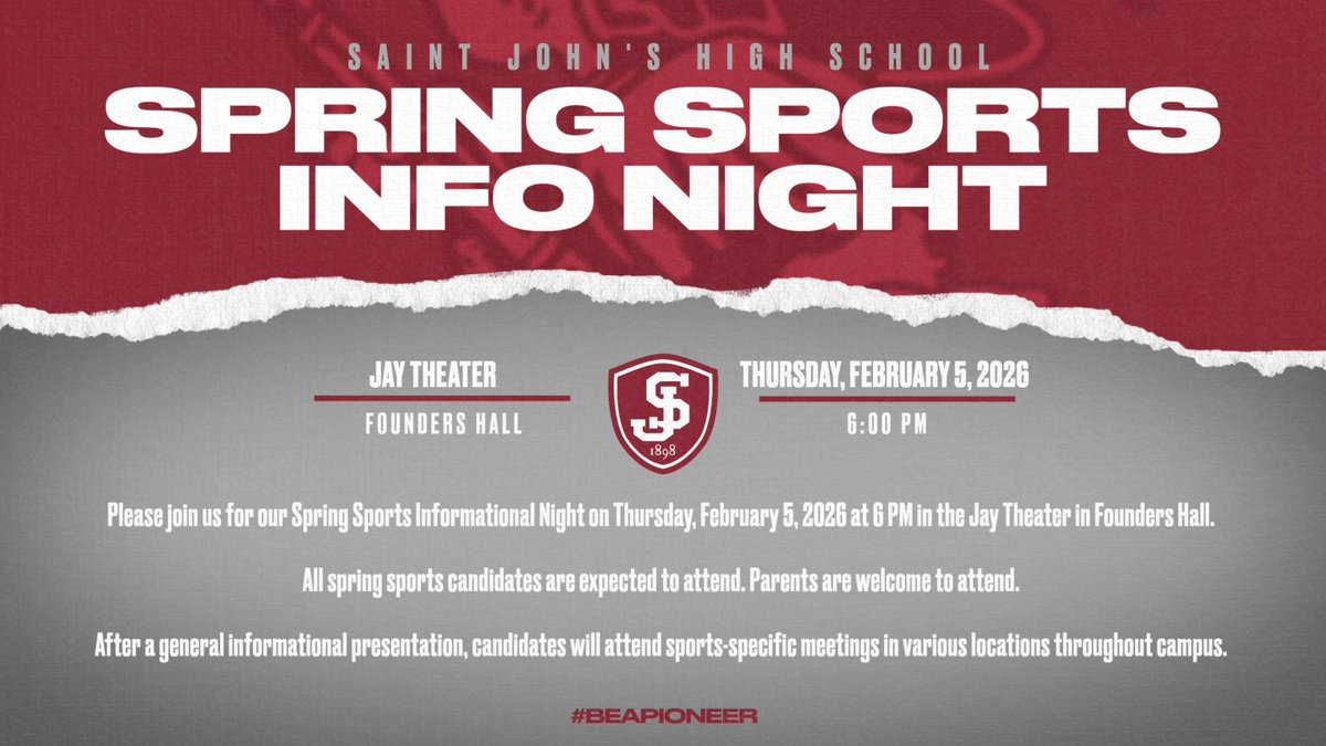 Saint John's HS Athletics tweet media
