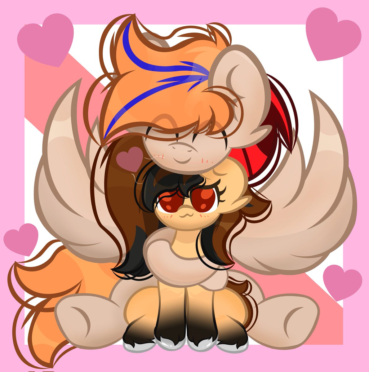 FedeDash's tweet image. Hug :'3 

#pony #MLP