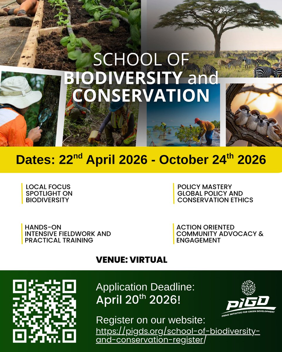 Prime Initiative for Green Development (PIGD) tweet media