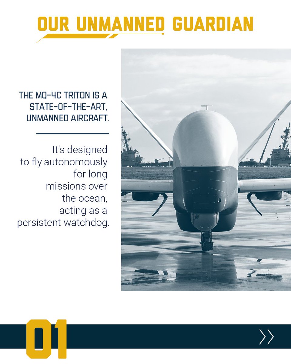 USNavy's tweet photo. No pilot? No problem.

Check out the Navy's MQ-4C Triton! https://t.co/34ojk9ZoKq