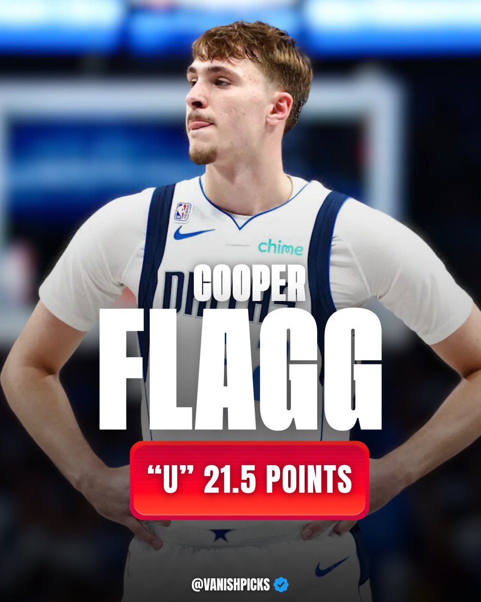 vanishpicks's tweet photo. THE BOSTON TRAP! 🪤
Cooper Flagg “U” 21.5 Points
(-105 @bet365ca ) #LetsGoMagic
This might surprise you as we’re fading Flagg but this is a system play at the end of the day and I can’t help but bite the hype. Boston's defense is suffocating, they constantly force the ball out of primary creators' hands. This system play simply crushes scoring threats who rely on ball handling, and Flagg as Dallas' young focal point does and will face heavy pressure from elite perimeter defenders like White & Holiday. Expect traps, doubles, and contested looks all night.
Flagg thrives with athletic drives, mid range pull ups, and transition scoring, strengths that shine vs weaker defenses. But Celtics rank top tier in defensive rating, paint protection, and forcing turnovers and low efficiency shots. They limit explosive wings and forwards to sub 20 outputs consistently against similar profiles, neutralizing his burst and forcing inefficient volume.
Recent trends back the under as well, Flagg's cleared 21.5 only in 5/10 of his last matchups as well as averaging around 18 points against top 10 defences against his play type.
Data By 📊 @PropsEdge
#NBAPicks #SportsBetting #GamblingX