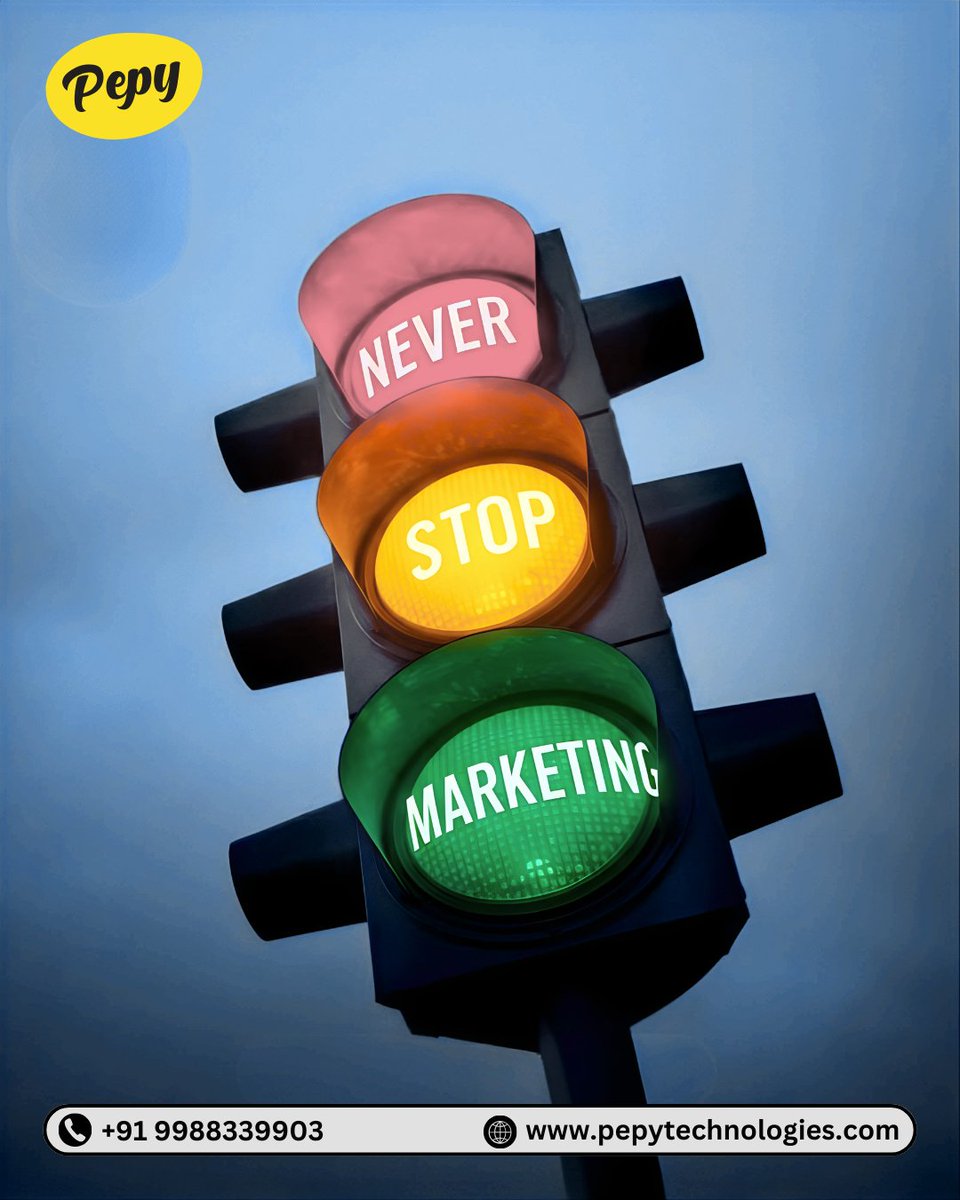 pepytech's tweet photo. 🚦 Never stop. Never pause. Just keep marketing.

In today’s digital world, slowing down means falling behind.

📞 +91 99883 39903
🌐 https://t.co/zddmlxcIxM

#PepyTechnologies #NeverStopMarketing #DigitalMarketingAgency #BrandGrowth https://t.co/tY8B8IIaEg