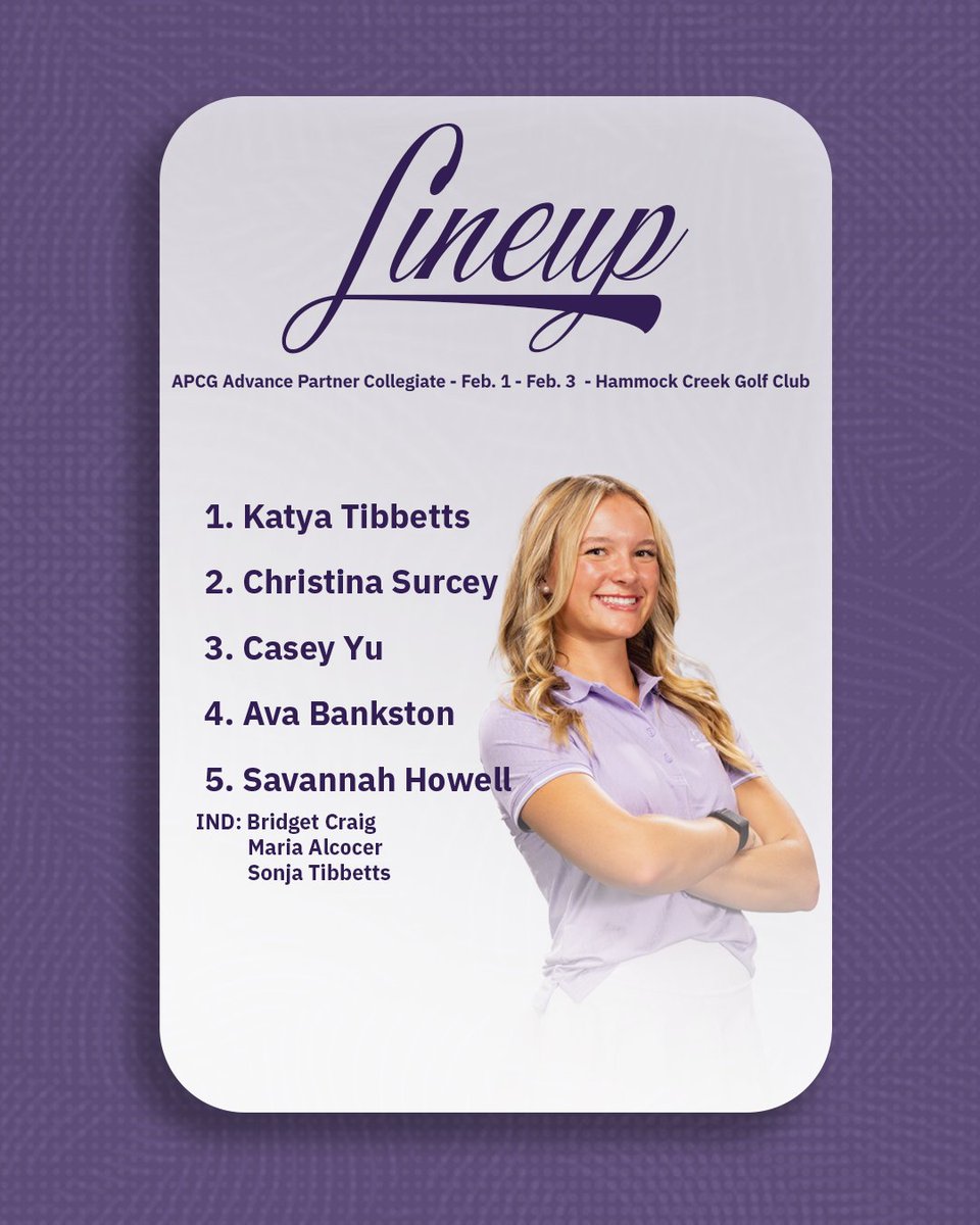 Lipscomb Women’s Golf tweet media