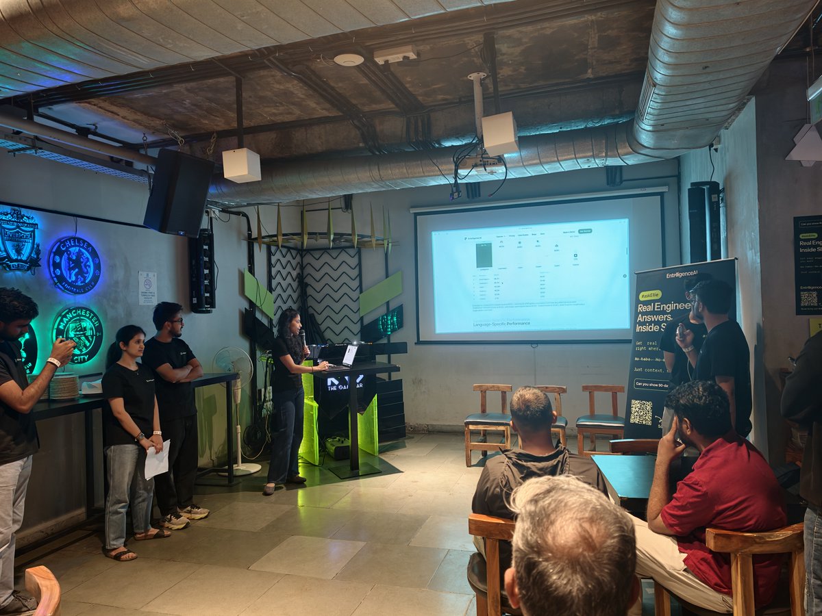 A big thank you to everyone who joined us for the “AI for Engineering Leaders Dinner” last Saturday in Bengaluru!

One of the highlights of the evening was seeing Ask Ellie in action.
It also turned into a great space for hearing different perspectives on how AI fits into