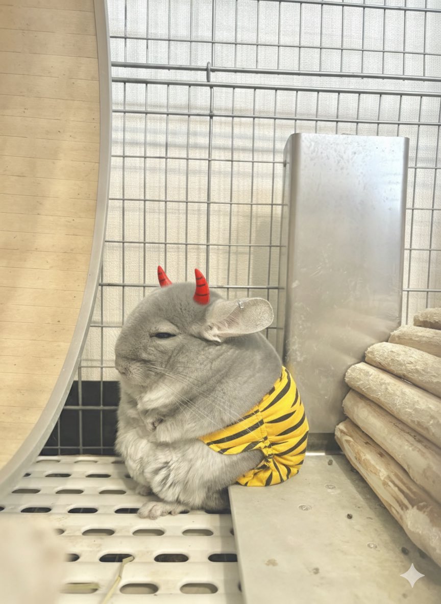 super_miroku369's tweet image. 豆まきに参加したかったのに誰からも怖がられず、ひとりぼっちになってしまった鬼www

#チンチラ
#chinchilla
#チンチラやめたいチンチラ