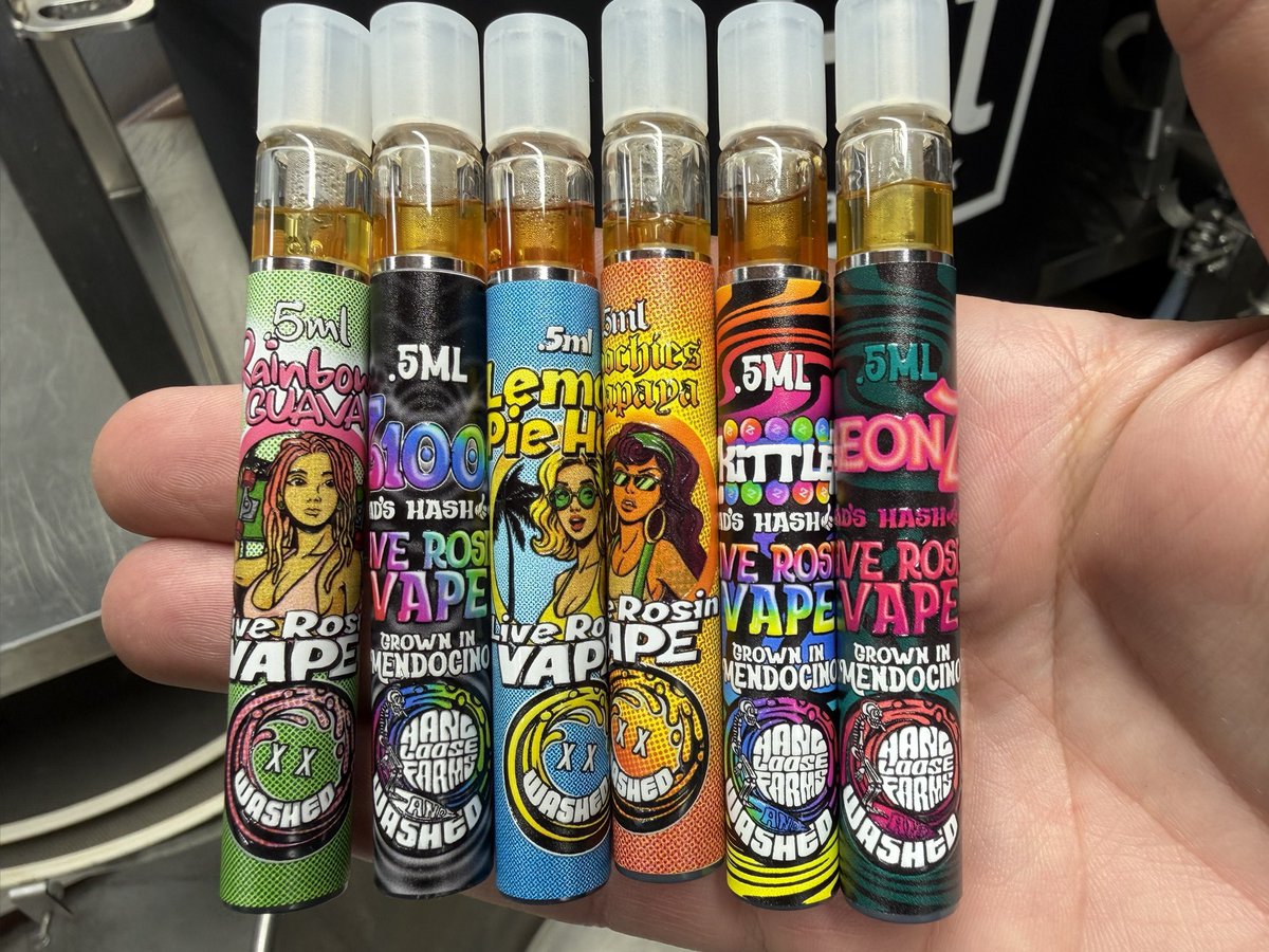 SolventlessCity's tweet image. new flavors; pens and jars from @washed_la on the inbound … late this week / early next week 🧼 🌊 #GetWashed @rosinevolution