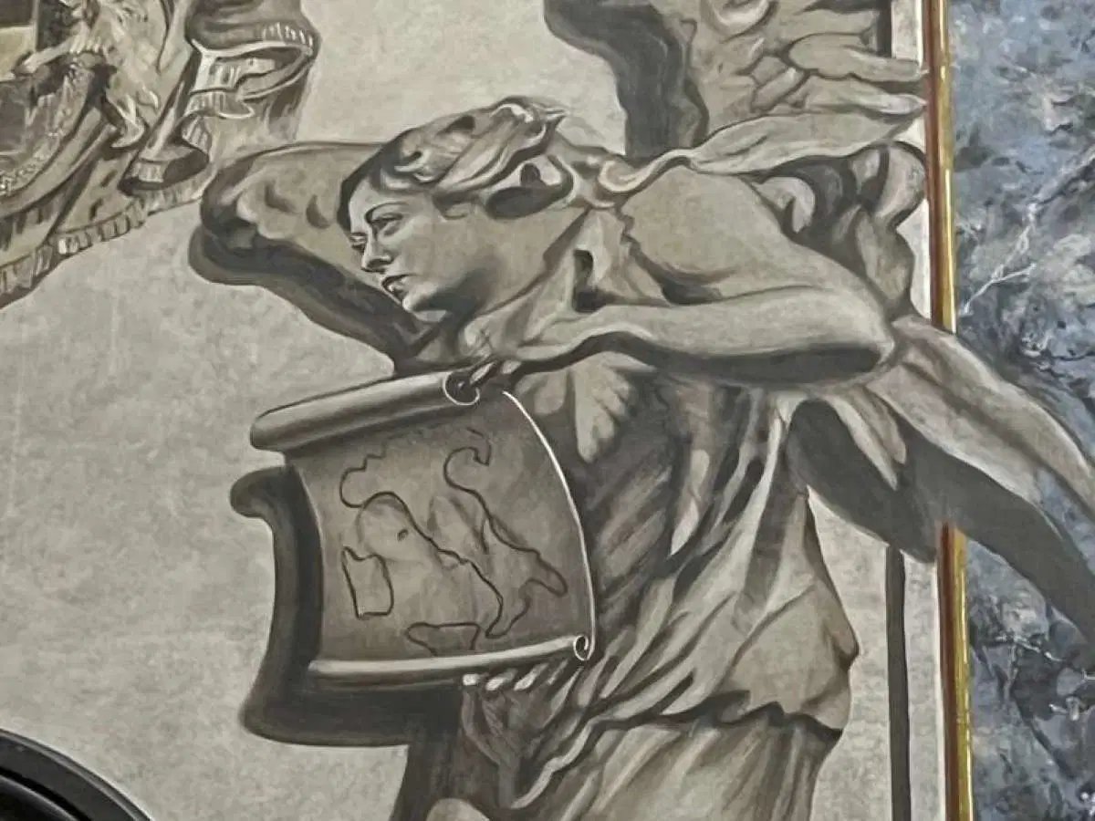 «Ero posseduto. Dormivo, e mi è apparsa la Meloni in sogno, vestita di bianco, sembrava la Madonna di Fatima! Mi diceva: "Bruno, dipingi l'angelo a mia immagine… mettigli la mia faccia…" La mano andava da sola!»
(Bruno Valentinetti, restauratore)