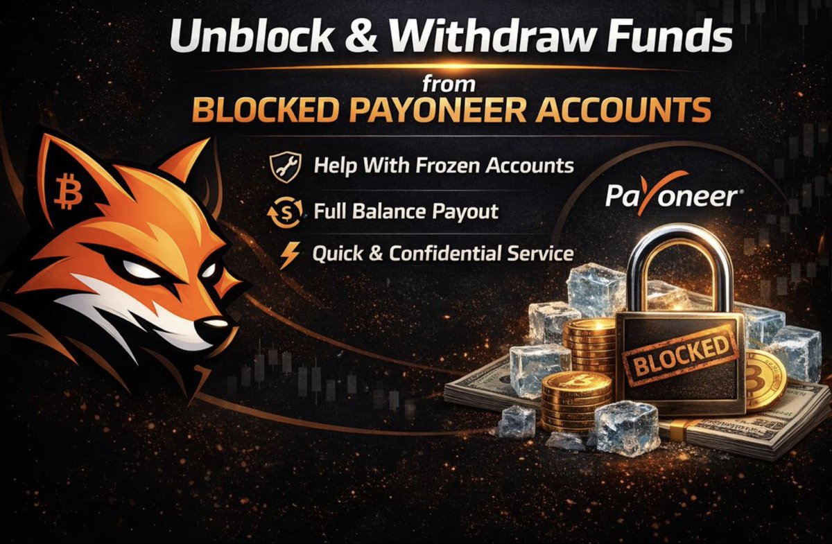 AlexsExchange's tweet photo. Restricted or frozen Payoneer account? We help with account reviews, verification issues, and fund hold cases through proper compliance support.

Fast. Private. Professional.
Don’t let your money stay stuck.
DM us.

#Payoneer #AccountReview #Compliance #PaymentIssues #Freelancers https://t.co/ggFZp6DwgT