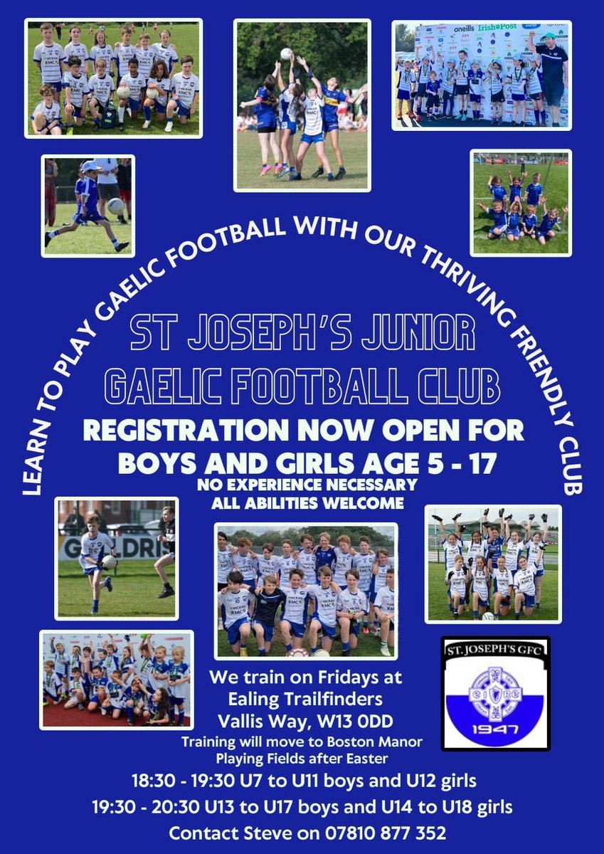 St Josephs GFC London tweet media