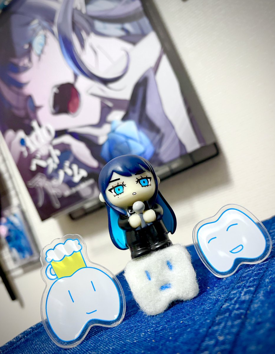 ウチ、はちゃんいないので作りました🦷 このAdoちゃんだとスツール