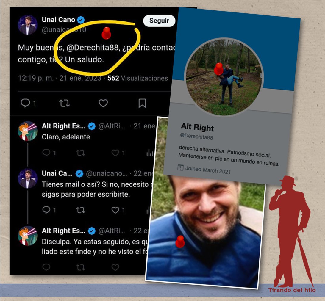 📢 Y no, no vamos a desvelar la identidad de la locutora de radio con la que está casado Pedro Cano García, alias  <a href="/AltRightEspan/">Alt Right España 𝕏</a>, como nunca hemos hecho con los familiares de estos nancis, a menos que estuviesen involucrados en sus actividades como traficantes de odio. Fin.