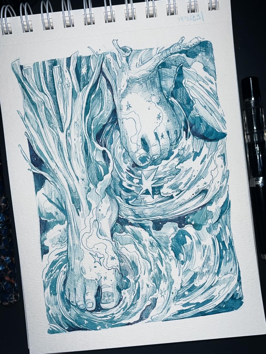 계절의 흐름을 가장 두드러지게 느끼는 건, 나무와 발가락, 
윤하-계절범죄 듣고 그리기
.
계절범죄 추천받아 들었었는데 윤하언니 버전으로 나오다니
.
만년필 드로잉