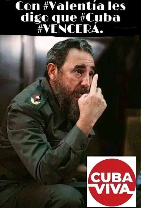Frente a cualquier amenaza, Cuba defenderá su soberanía, los valores de la Revolución y los derechos conquistados por su pueblo con firmeza inquebrantable y a toda costa.
#UnidosxCuba
#CubaEstáFirme
#CubaVencerá