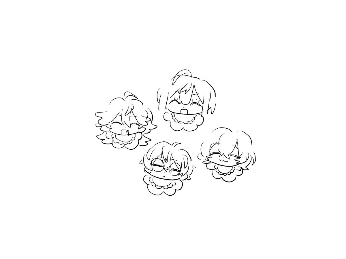 こちらは赤ちゃん達の絵