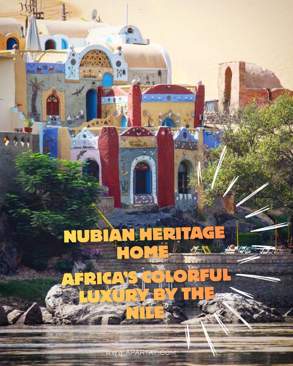 officialapartay's tweet photo. Nubian Heritage Homes 🌈🈴

📍 Aswan, Southern Egypt 🇪🇬 https://t.co/h3Dh7o1DiH