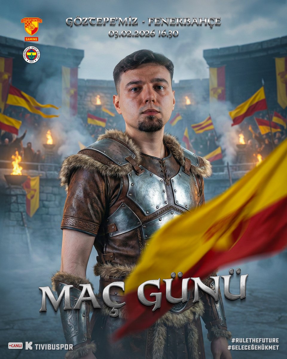 goztepegaming's tweet photo. 📢 #GöztepeninMaçıVar
🏆 Türk Telekom eSüper Lig (2. Hafta)
⚽ Göztepe'miz - Fenerbahçe
🕖 16.30
📺 https://t.co/kisoylGrib
#️⃣ #RuleTheFuture https://t.co/UcJaeJpqll