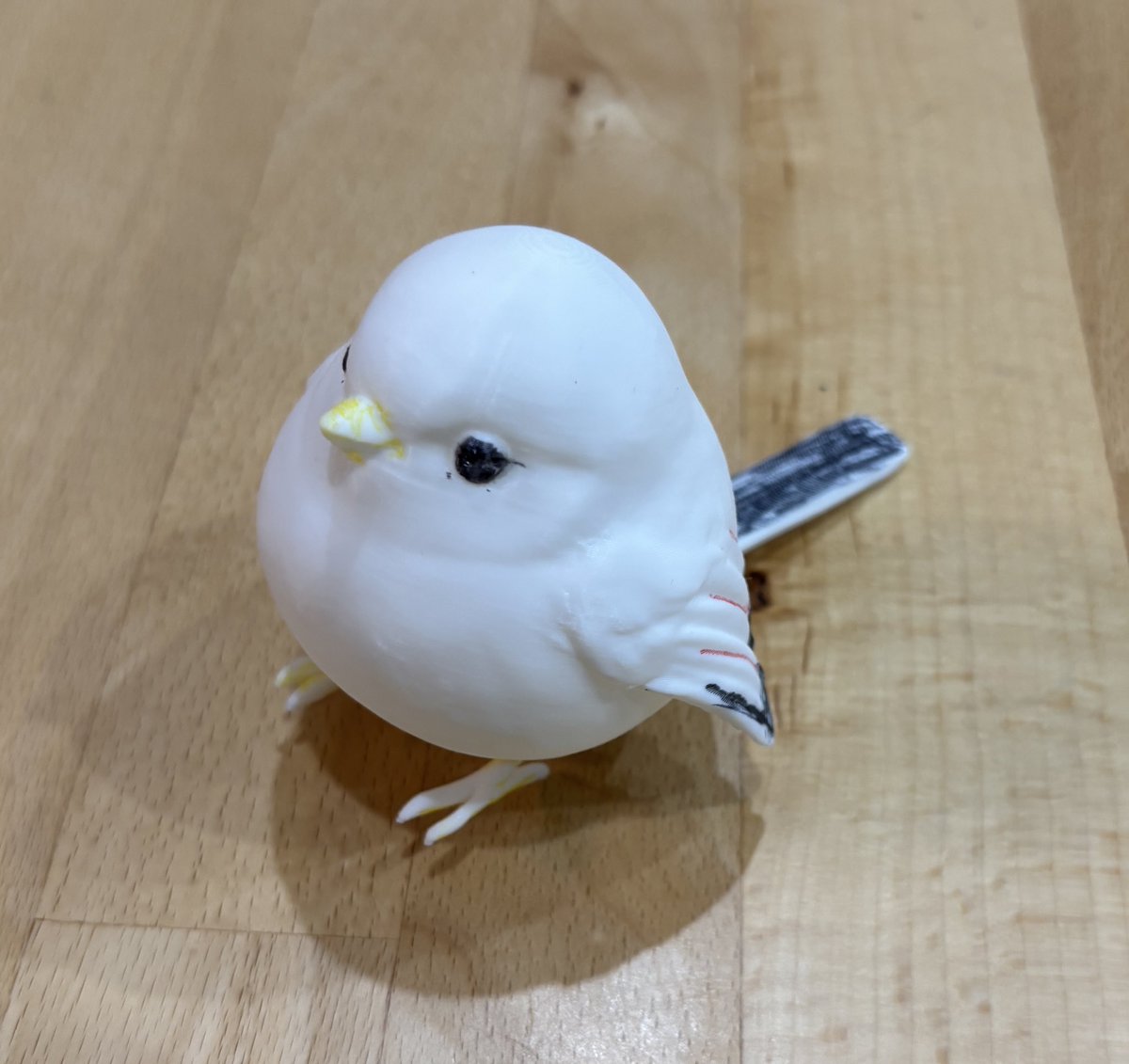 syaolab's tweet photo. 24.シマエナガ/ Bambu Lab PLA/ P2S https://t.co/wg7xVx0jch