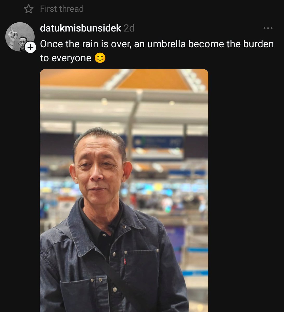 akemasyraf's tweet photo. Sedih pulak baca ayat DMS ni kat Threads https://t.co/71F282RwNN
