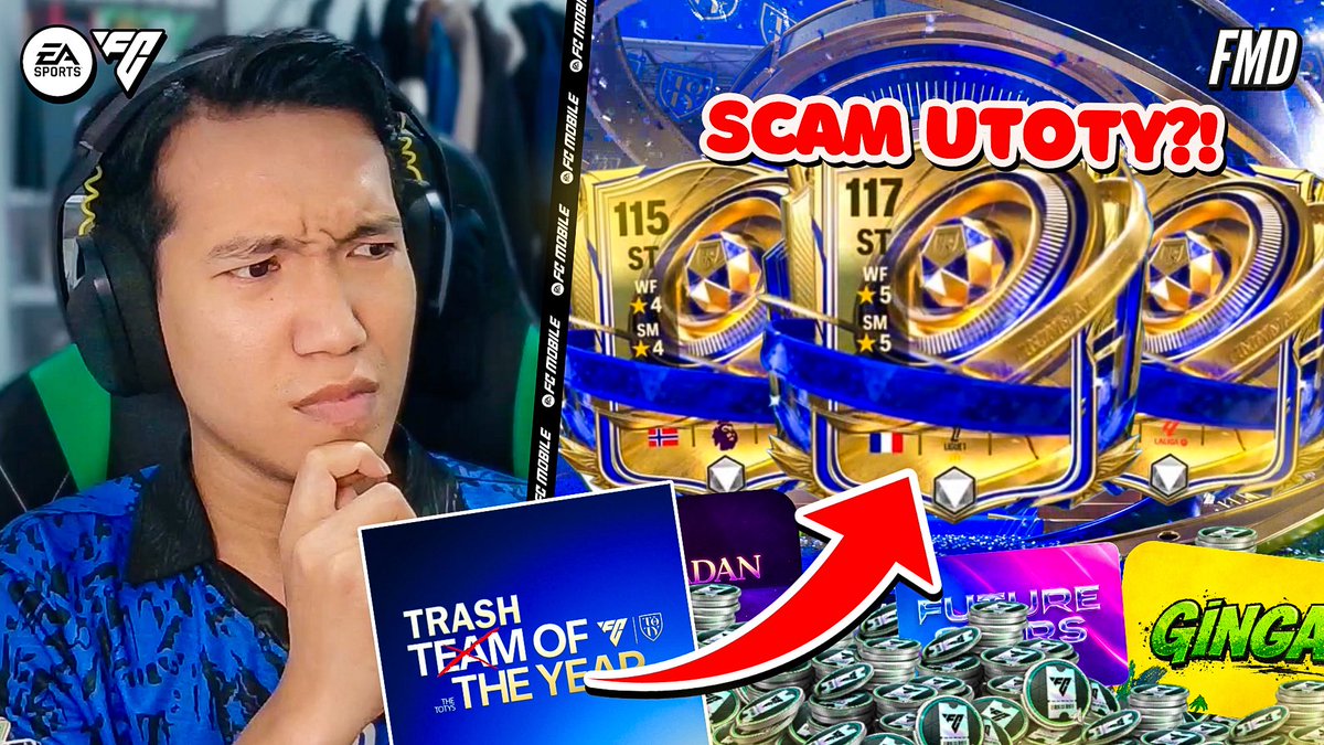 SCAM UTOTY &amp; Sistem Draft Itu BROKEN! The Worst of FC Mobile (?) | FC Mobile Indonesia

🔗 youtu.be/uTyBn0M-xRE

UTOTY tahun ini bakal jadi scam? 🤔 

#FCMobile | #FCM26