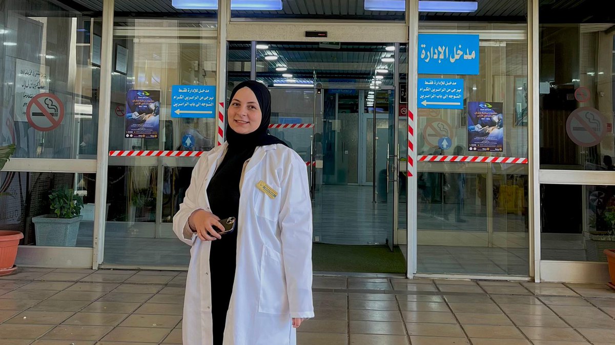 of_nnu's tweet photo. الطالبة بتول سايح تخوض تجربة تدريبية مميزة في الأردن كسفيرة لجامعة النجاح الوطنية
https://t.co/twmrziOukT https://t.co/DX39FOCpY6