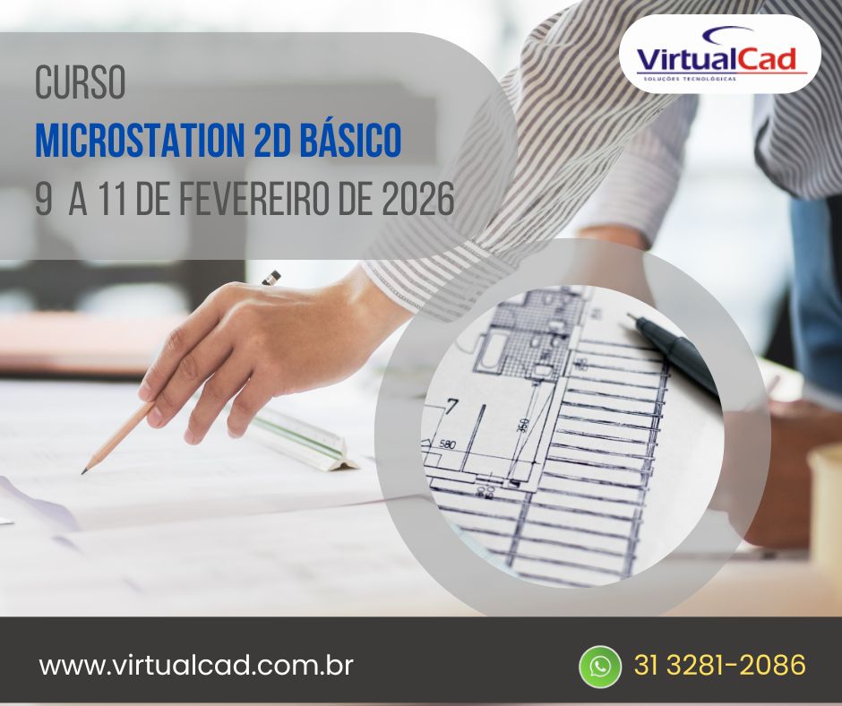 virtual_cad's tweet image. Treinamento de MicroStation 2D Básico no período de 09 a 11 de fevereiro de 2026.  Inscrições abertas!
virtualcad.com.br/ms2db.html
#microstation #virtualcad #cursomicrostation #treinamentomicrostation #cad