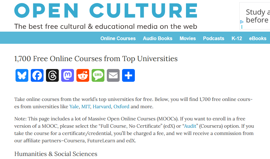 mehmetsongur_'s tweet photo. Stanford, Yale, MIT, Harvard, Oxford gibi üniversitelerin  1700+ ücretsiz* kurslarını aşağıdaki linkte kategorilere ayrılmış bir şekilde bulabilirsiniz 👇

🔗https://t.co/f3vIOaNZos https://t.co/Z80oJwZgJs