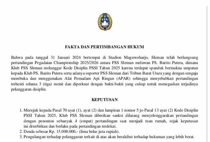 Disaat PSS Sleman butuh dukungan penuh eh malah kongene. Meh munggah promosi liga 1 we di ngel ngel