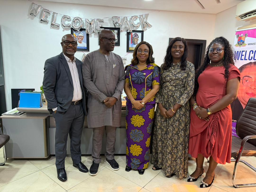 SFHNigeria's tweet photo. Society for Family Health (SFH), led by the Group Chief Executive Officer (CEO), paid a courtesy and advocacy visit to the Permanent Secretary of the Lagos State Ministry of Health (LSMoH), Dr Ibidunni Oludayo Lajide.

The Group CEO formally congratulated Dr Lajide on her well-deserved appointment as the Permanent Secretary, noting that her elevation is a testament to her dedication, professionalism, and sustained contributions to improving health outcomes for all Lagosians.

During the visit, the Group CEO provided an overview of SFH’s work across its various businesses in Lagos State and nationwide, highlighting ongoing interventions and their impact on health service delivery and health systems strengthening. Discussions also focused on potential avenues for collaboration and areas of support through which SFH can further contribute to the priorities of the Lagos State Ministry of Health.

As part of the engagement, the SFH team presented a copy of “Intentionality” to the Permanent Secretary as a symbolic gesture of shared commitment to purposeful leadership and impact-driven service.

Dr Lajide expressed appreciation to SFH for the visit and commended the organization for its sustained contributions to improving health outcomes for Nigerians and strengthening national health indices. She reaffirmed the Ministry’s openness to collaboration with credible partners in advancing the health agenda of Lagos State.

The Group CEO was accompanied on the visit by the Group Managing Director, SFH Access Mr Dennis Aizobu; the Group Executive Director, SFH Institute of Public Health Dr Jennifer Anyanti; and the Regional Programme Manager, Lagos Jennifer Ladokun.