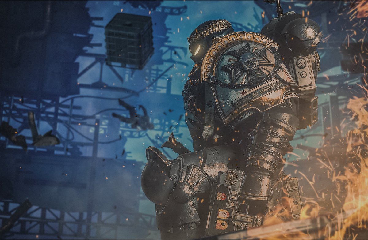 "We will spend our lives fighting to secure this Imperium, and then I fear we will spend the rest of our days fighting to keep it intact... In the far future, there will be only war".

<a href="/Focus_entmt/">Focus Entertainment</a> 

#Warhammer #WarhammerCommunity 
#spacemarine2 #DigitalPhotography