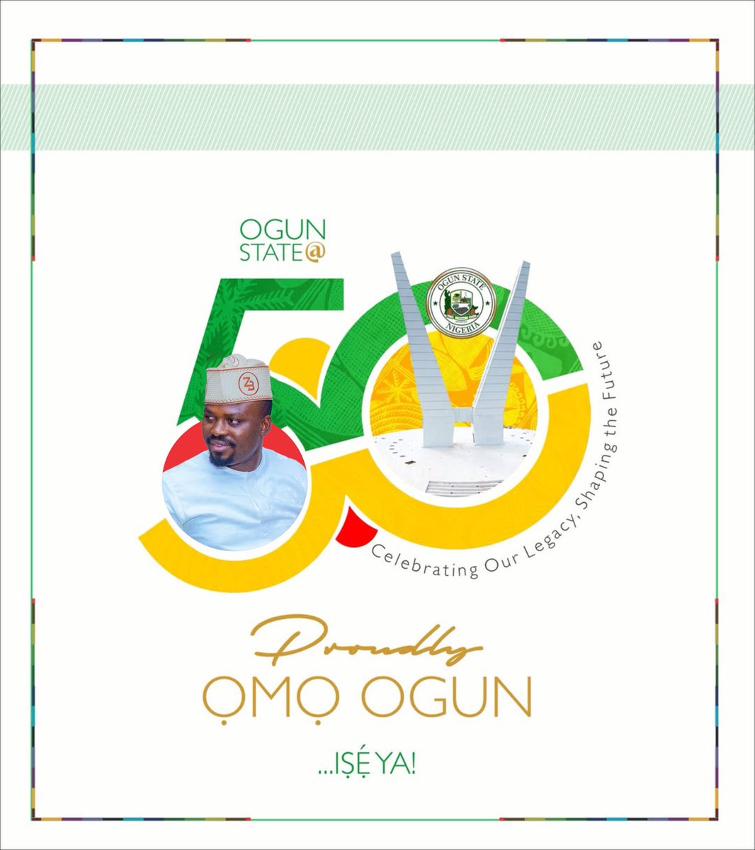 OGUN <a href="/50/">max</a> Celebrating Our Legacy, Shaping the Future

Today, we proudly celebrate Ogun State <a href="/50/">max</a> a golden milestone of resilience, growth, culture, and excellence.

From our rich heritage to the industrious spirit that defines our people, Ogun State remains a land of visionaries,