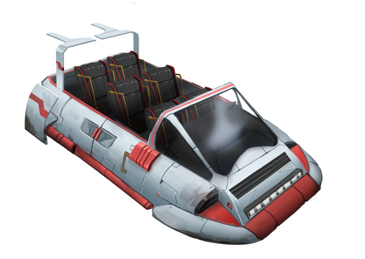 MongoosePub's tweet photo. The Vehicle Handbook Update 2026 comes out later this month!

Loads of new changes, but we have not forgotten the classics. The humble Air/Raft and ubiquitous ATV have both had a face lift, in more ways than one, as Fusion+ power plants have now arrived.

#ttrpg #TravellerRPG https://t.co/afcDxgaigL