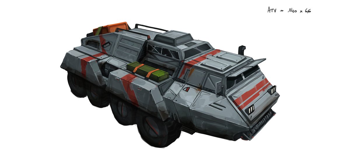 MongoosePub's tweet photo. The Vehicle Handbook Update 2026 comes out later this month!

Loads of new changes, but we have not forgotten the classics. The humble Air/Raft and ubiquitous ATV have both had a face lift, in more ways than one, as Fusion+ power plants have now arrived.

#ttrpg #TravellerRPG https://t.co/afcDxgaigL