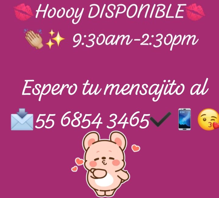 vale_vale64's tweet photo. Espero tu mensajito al
😘💋55 6854 3465✔️
🔃🤞🏼♥️👍🏻😘 https://t.co/CbX2Bu7syv