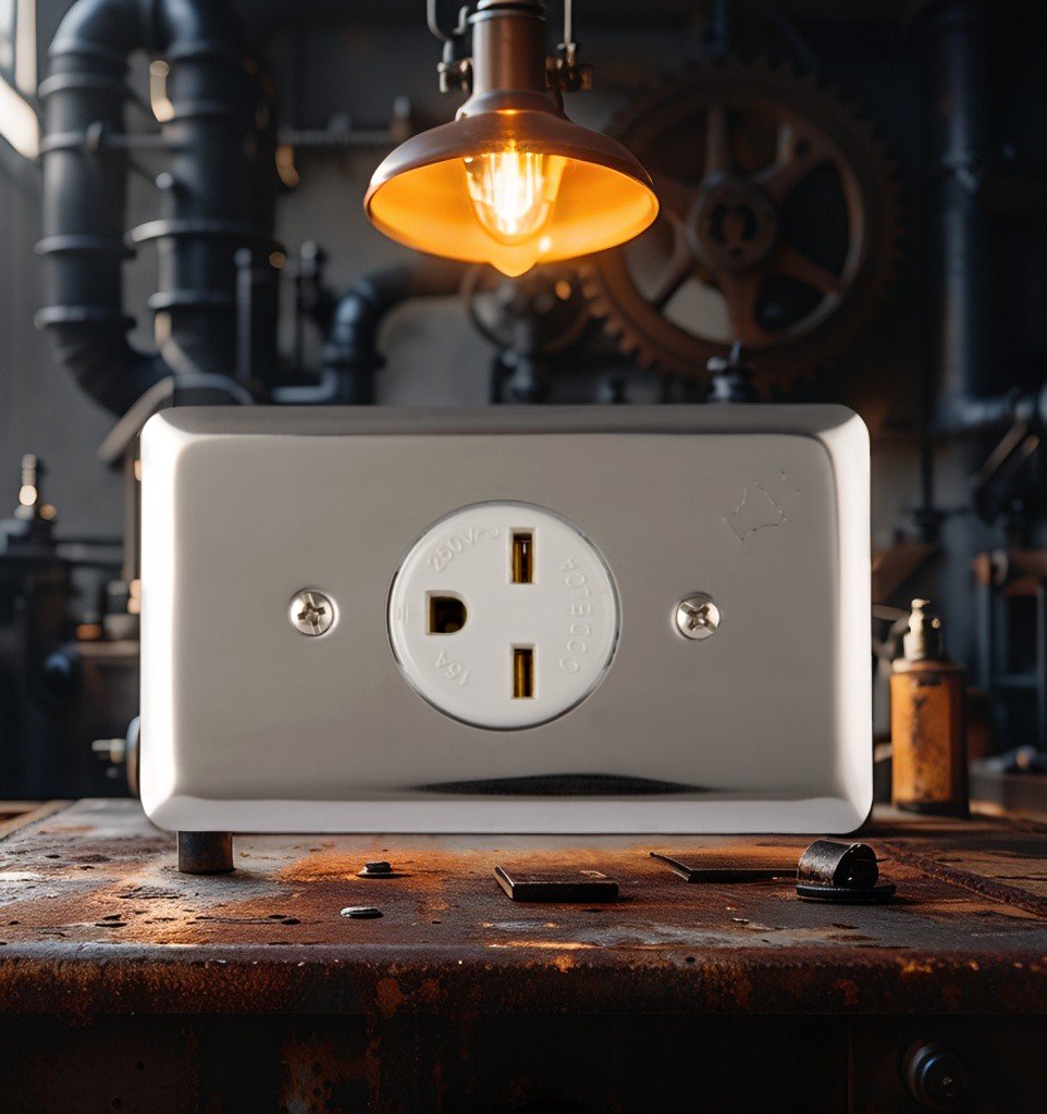 ptycodelca's tweet image. Descubre la durabilidad y diseño de nuestra toma incrustar de 20A 250V. La combinación perfecta entre resistencia y estilo para tu hogar en tu aire acondicionado o en tu taller. 🛠️✨

#ptyCodelca #DiseñoIndustrial #codelca #Innovación #Elegancia #Mantenimiento #Remodelación