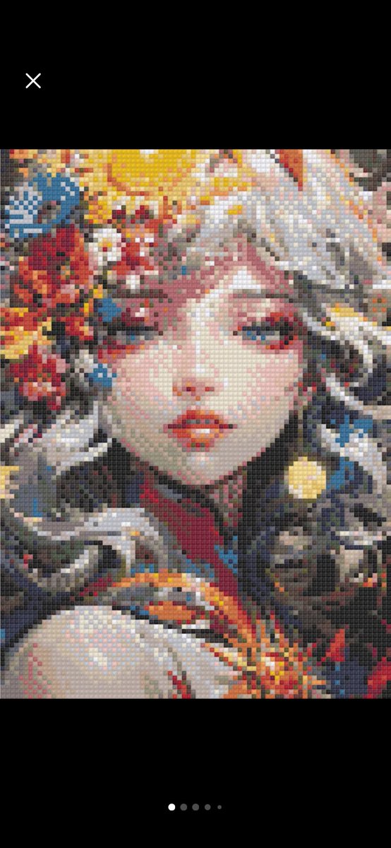 kamo_akamome's tweet photo. 🐸の息抜きに
#ZARS で購入したA4サイズの女の子をポチる✍️
#ダイヤモンドアート https://t.co/HWxGymmJOy