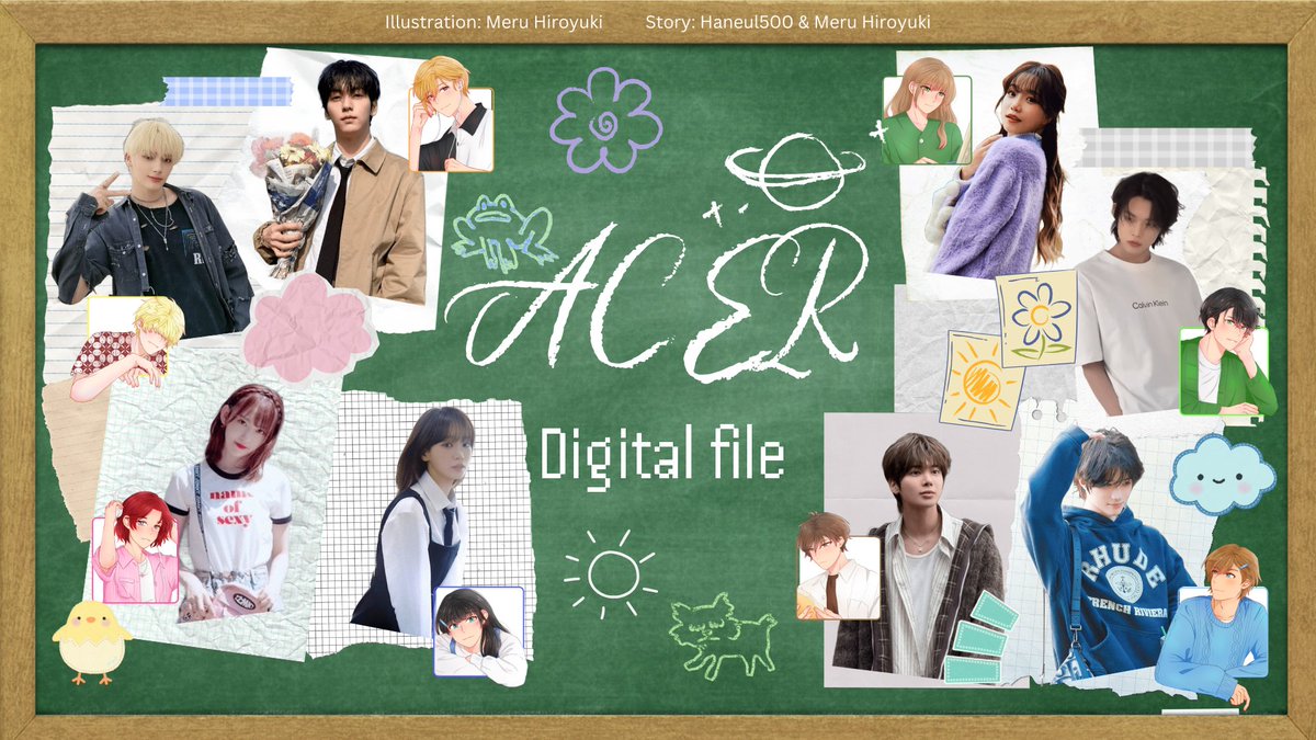 Haneul500's tweet photo. 📁 ACER: Digital File 📁
Serba-serbi keseharian anggota klub mading (ACER) dalam bentuk sosial media.
— an ACER x TXT, Sakura (Le sserafim), Chaewon (Le sserafim), & Jo Yuri AU by Haneul500 and @hiroyuki_meru
#haneul500writing #ACER_Meru #Meru_OC https://t.co/TvQaHbBG7Q