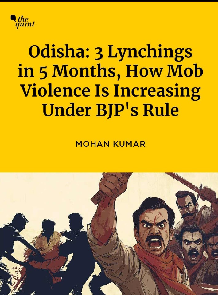 Rising attacks on Muslims, Christians and Dalits, Odisha is becoming a hate crime hub since the BJP govt took over. Story by <a href="/journo_mohan/">Mohan Kumar</a>

thequint.com/news/odisha-ha…