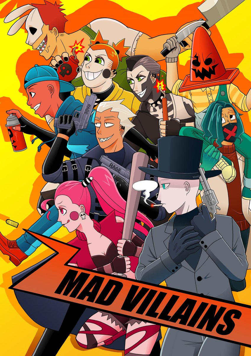 #マッドヴィ
MAD VILLAINSの皆さんをお借りしました！