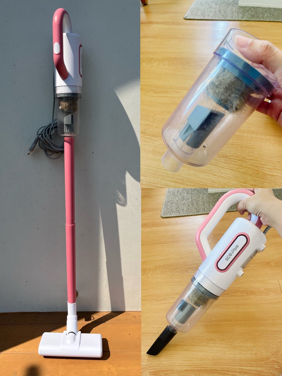 rukkumto's tweet image. เจอเครื่องดูดฝุ่นสำหรับแม่บ้านสายหวานแบบเราละ  SCE Plus  รุ่น : Dust VC-A สีชมพู แรงดูดดี ดูดเส้นผมได้เกลี้ยง ตัวเครื่องสอดเข้าใต้เตียงได้ หัวดูดปรับหมุนได้อิสระ แถมหัวแปรงมาให้  11 อัน ซอกเล็กๆก็ดูดได้ โคตรดี เอาไปดูดฝุ่นในรถก็เริ่ด 👍

#sceplus #Topvalue