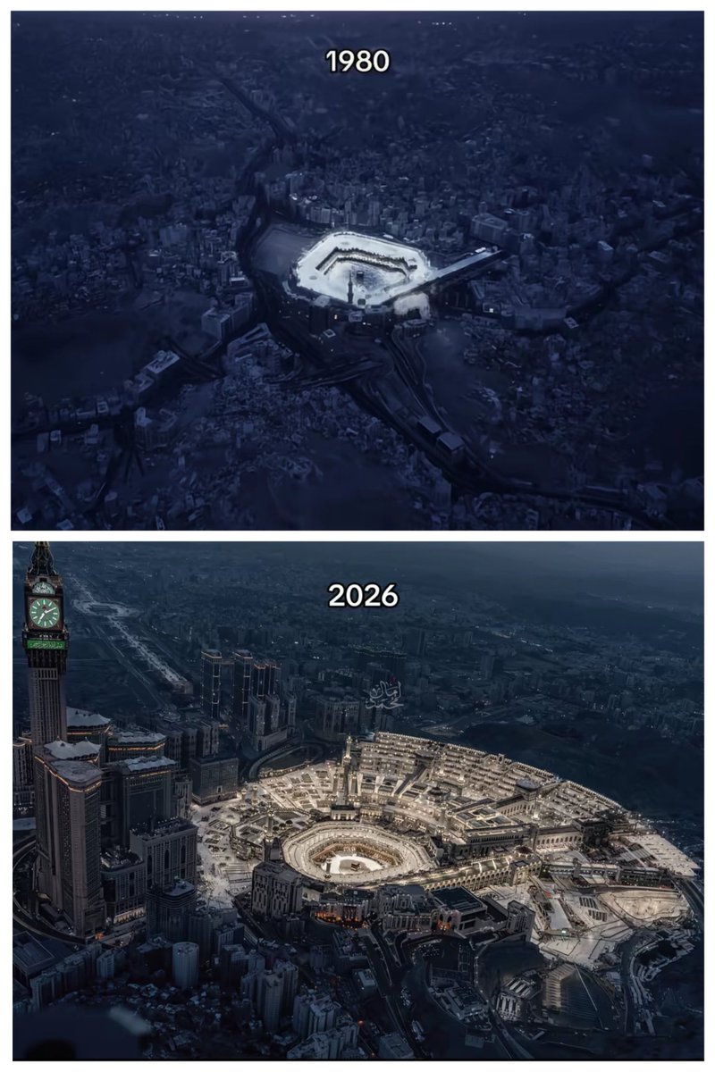 saudiexpat's tweet photo. The Makkah Grand Mosque expansion is one of the largest construction projects in human history built to welcome millions... https://t.co/weEukqKA2q