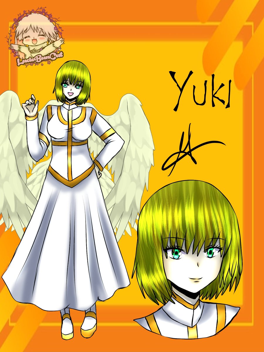 LacieBuncat's tweet photo. I redrew my original character i created when Death Note first came out back in high school for my fan made comic Life Note. This is Yuki she is an arcangel, in charged of all all new angels in training. #deathnote #lifenote #originalcharacter #myoc #mystyle #DigitalArtist https://t.co/8Eu2I1II9q