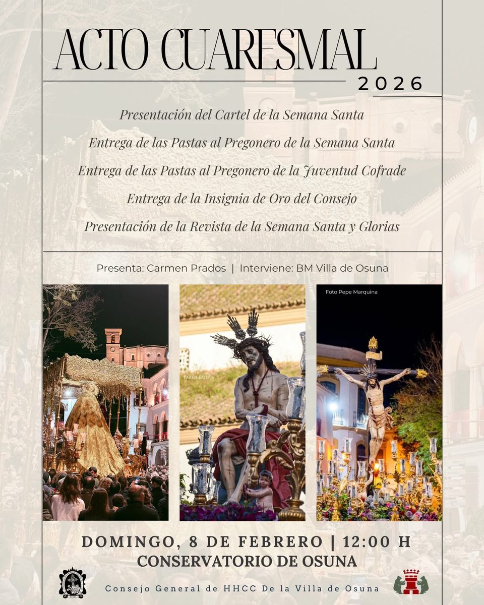 El domingo presentamos.